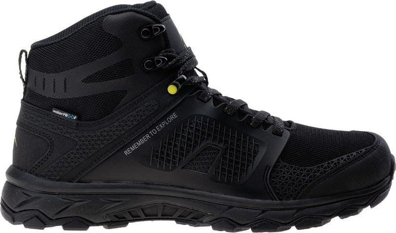 Pantofi de trekking bărbați Elbrus Edgero Mid negri, mărimea 42
