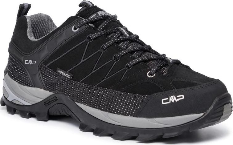 Pantofi de trekking CMP Rigel Low pentru bărbați Wp Nero/Gri s. 41 (3Q13247-73UC)