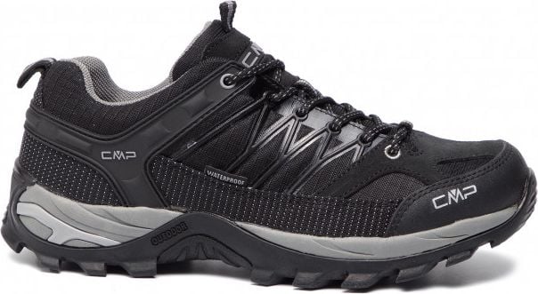Pantofi de trekking CMP Rigel Low pentru bărbați Wp Nero/Gri s. 41 (3Q54457-73UC)