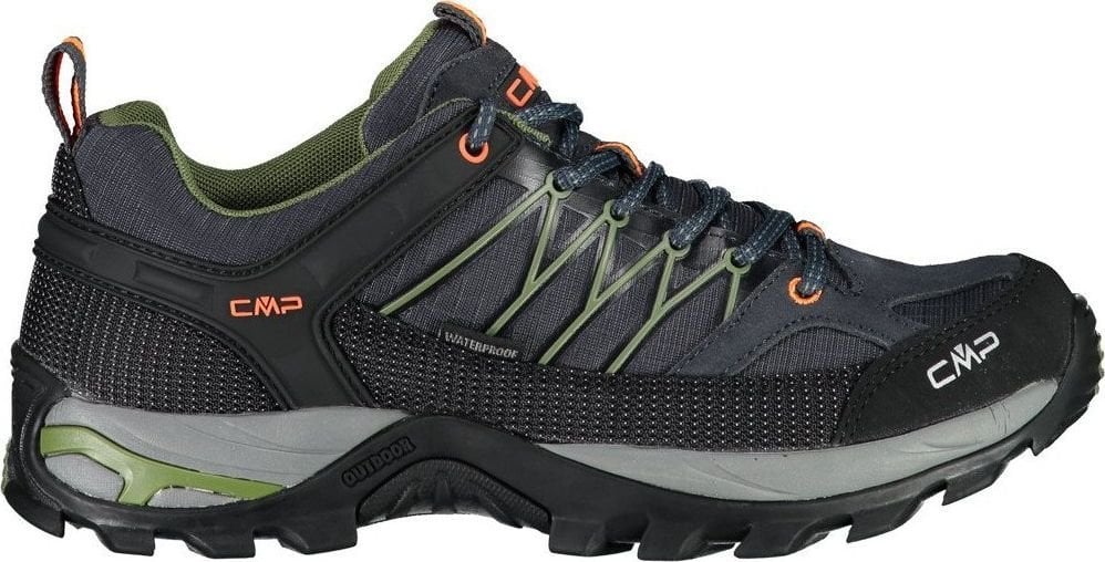 Pantofi de trekking CMP Rigel Low Wp Antracite/Gantă pentru bărbați 41 (3Q13247-51UG)