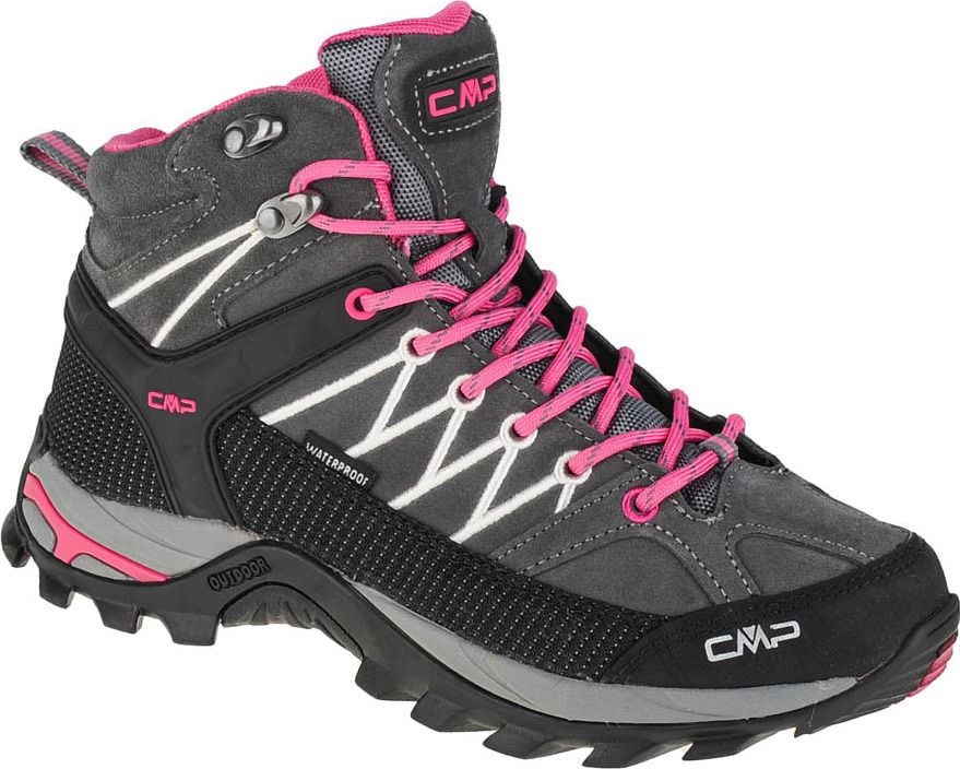 Pantofi de trekking CMP Rigel Mid Wmn pentru femei Wp Gri/Fuxi s. 36