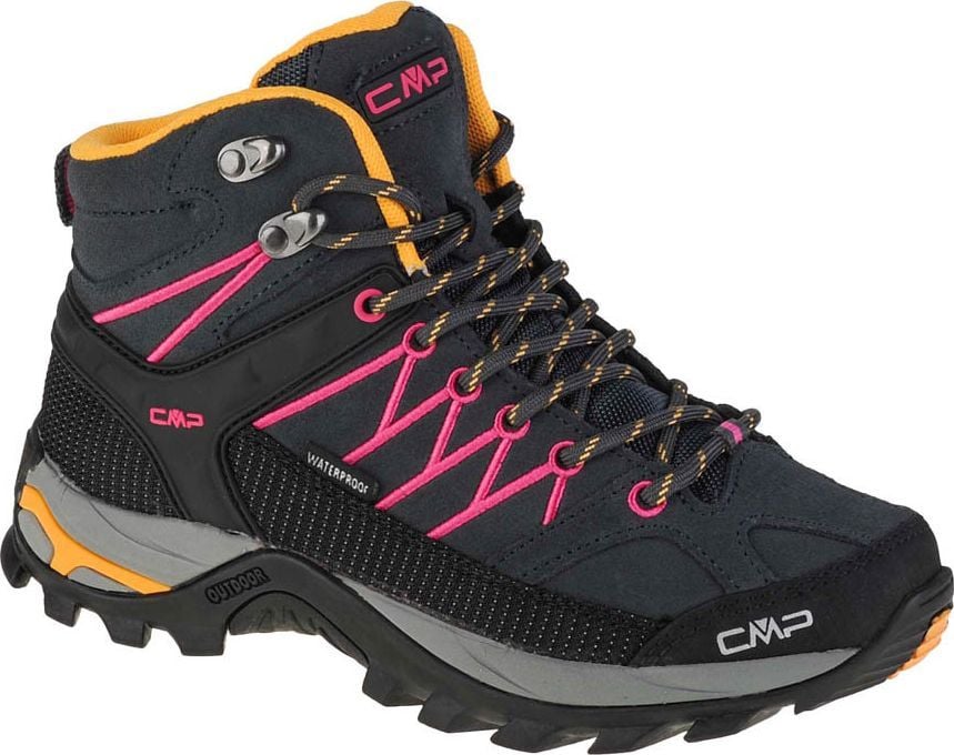Pantofi de trekking damă CMP Rigel Mid, gri închis, mărimea 36