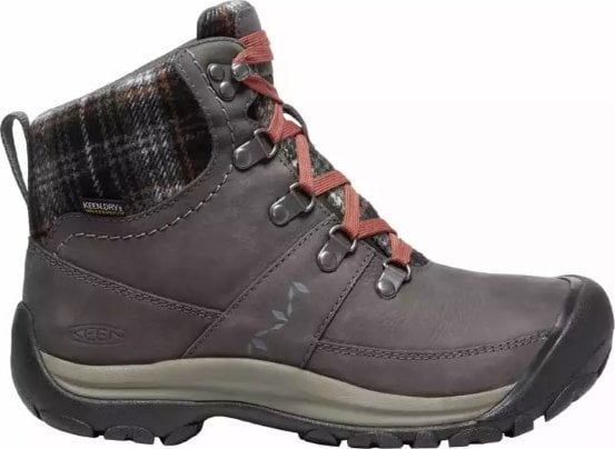 Pantofi de trekking dama Keen Kaci III Winter Mid WP gri marimea 36