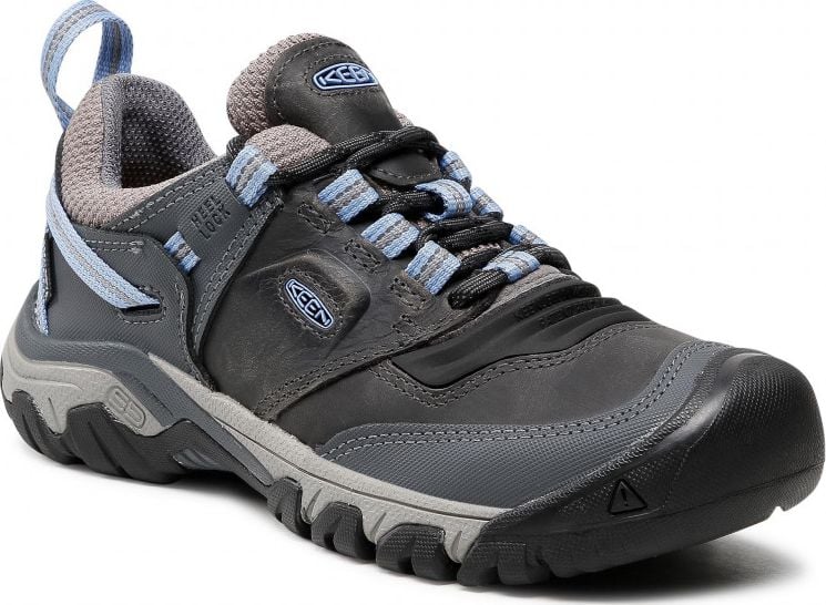 Pantofi de trekking damă Keen RIDGE FLEX WP STEEL, gri mărimea 36