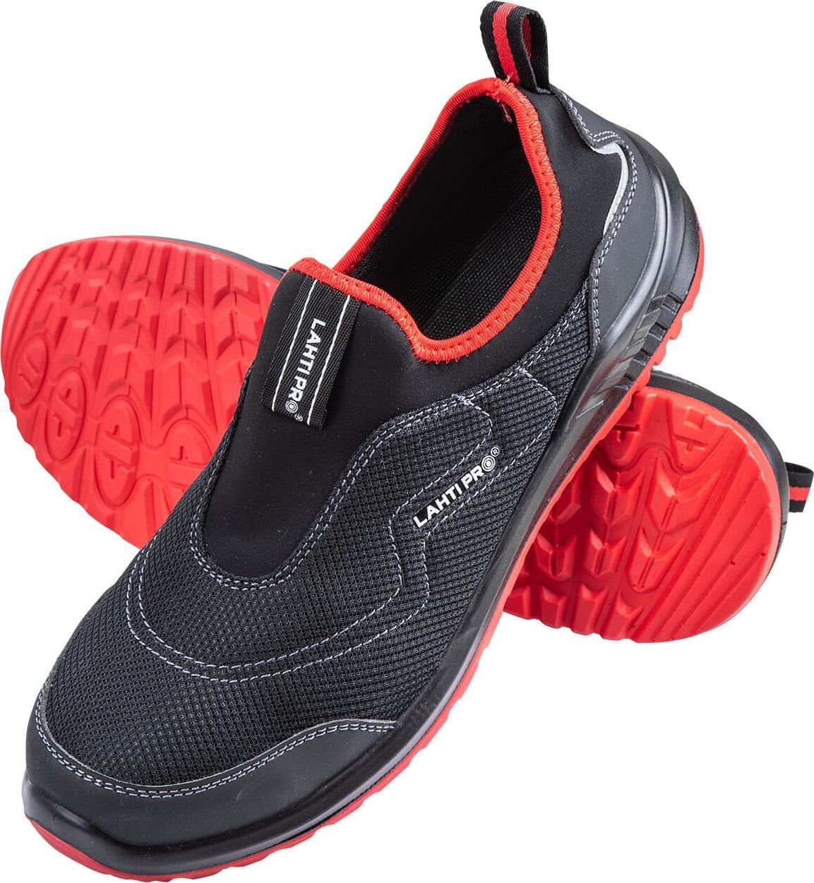 Pantofi Lahti Pro 3D KNIT NEGRU-ROSU,S1P SRC,`39`,CE,LAHTI