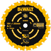 Panza circulara Extreme 184X16X1MM 40Z, DeWALT, DT10303