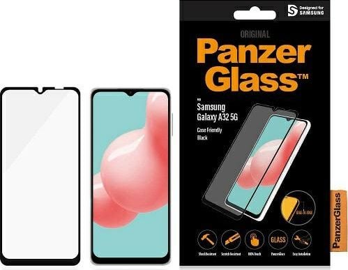 PanzerGlass E2E Regular este o husa din sticla securizata compatibila cu Galaxy A32 5G, conceputa pentru a proteja dispozitivul impotriva zgarieturilor, loviturilor si a murdariei. Aceasta este prietenoasa cu carcasa si ofera o acoperire completa a e