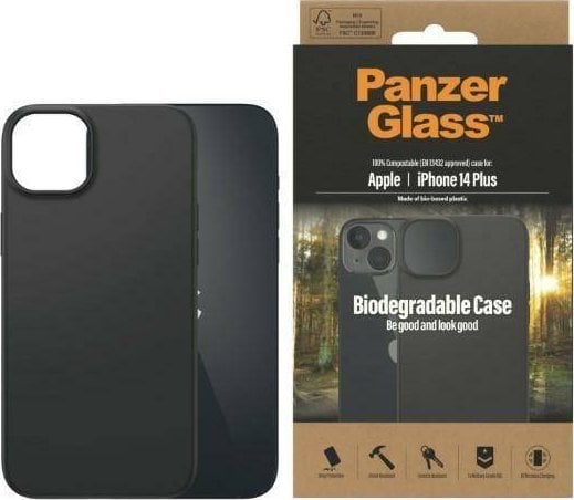 PanzerGlass PanzerGlass Biodegradable Case iPhone 14 Plus 6,7` czarny/black 0419