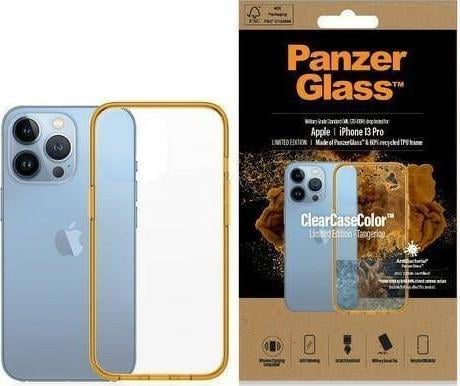PanzerGlass PanzerGlass ClearCase - husa de protectie cu invelis antibacterian pentru iPhone 13 Pro Tangerine - Garantie de siguranta. Rate simple. Livrare gratuită peste 170 PLN.