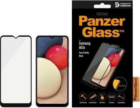 PanzerGlass PanzerGlass E2E Super+ Sam A02s A025F Case Friendly AntiBacterial czarny/black