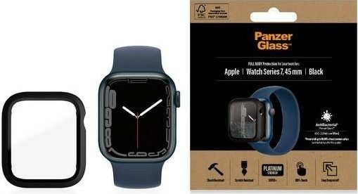 PanzerGlass PanzerGlass Full Body Apple Watch 7 45mm czarny/black AB 3664