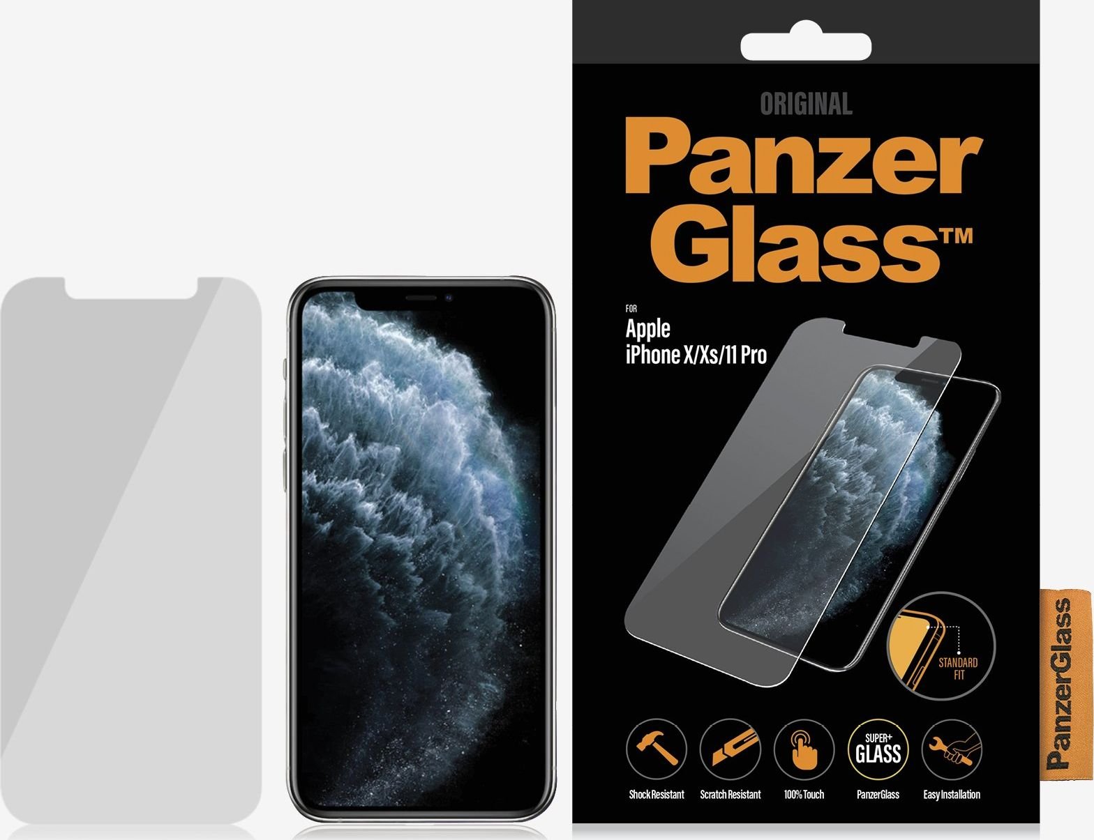 Sticlă securizată PanzerGlass pentru iPhone X / Xs / 11 Pro (2661)