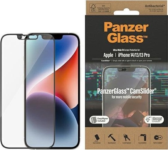 PanzerGlass STICLA ULTRA LATĂ PANZERGLAS PENTRU IPHONE 14/13/13 PRO universal