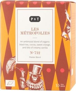 Hârtie și amp; Tea Paper Tea - Les Metrofolies - 15 plicuri