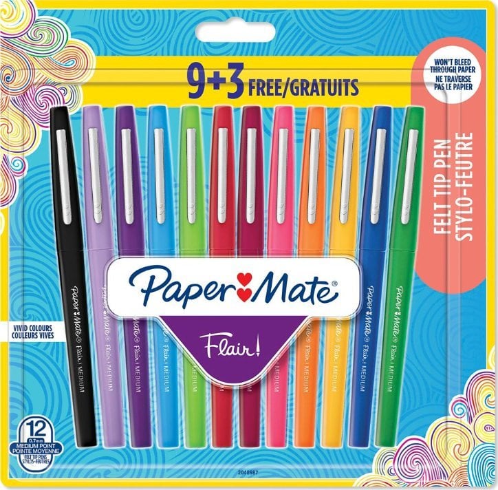 Paper Mate PAPER MATE Faserschreiber Flair 12er M 0,7 mm Blister