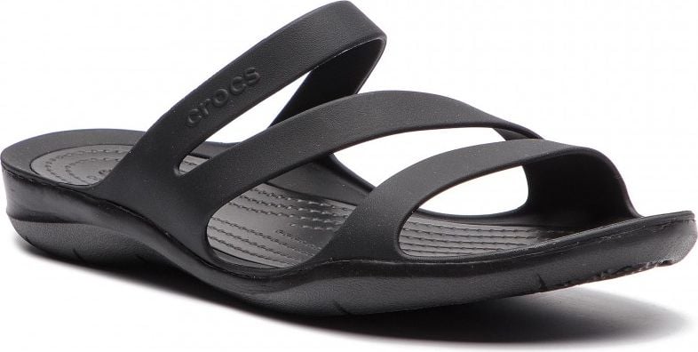 Papuci dama, Crocs, BM93908, Negru, 36 EU