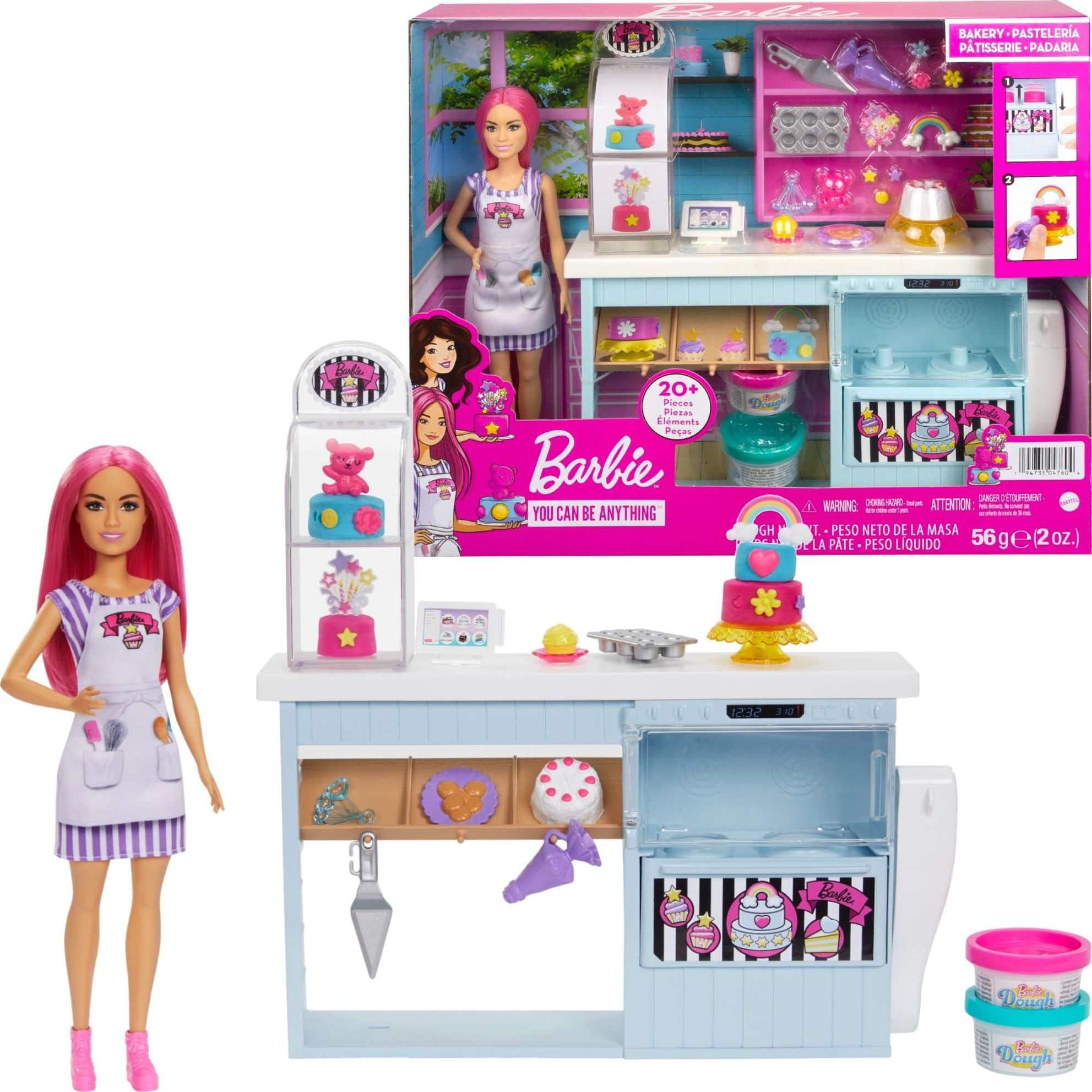 Papusa Barbie Mattel Career - Cofetarie (HGB73)