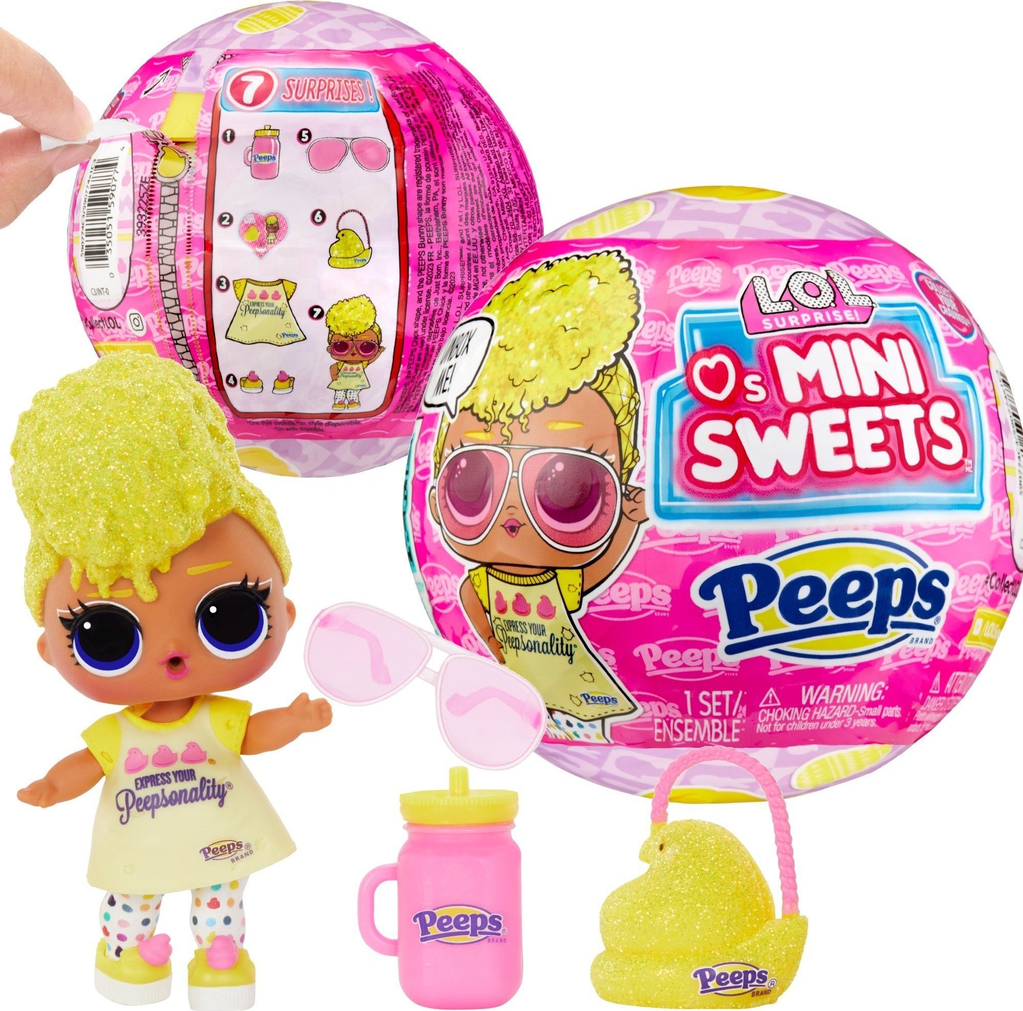 Papusa MGA LOL Surprise iubește Mini Sweets Peeps Tough Chick