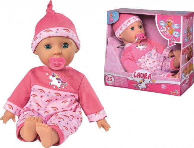 Papusa Simba Laura - Tickle baby, 38 cm