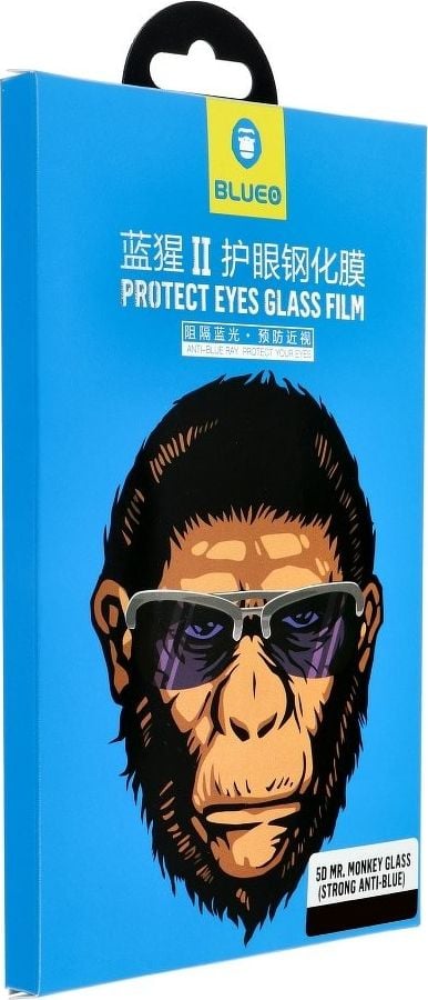 Partener Tele.com Geam temperat 5D Mr. Monkey Glass - APP IPHO 12 Pro Max (6.7) negru (Strong Matte)