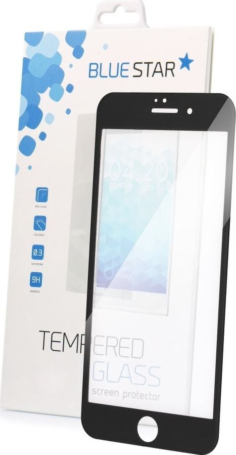 Partener Tele.com Blue Star 5D sticlă temperată - pentru iPhone X (clei complet) negru