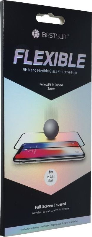 Partner Tele.com Sticlă securizată Flexibil Nano Glass 5D Full Glue - pentru iPhone 12 mini 5.4 negru