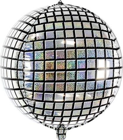 Balon din folie Party Deco, minge disco, holografic, 40 cm. universal
