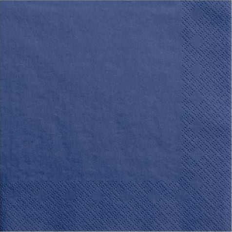Șervețele din hârtie Party Deco, bleumarin, 33x33 cm, 20 buc universale