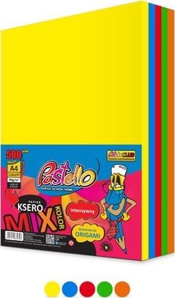 Hartie si produse din hartie - Pastello Copy Paper A4 80g mix de culori 500 coli