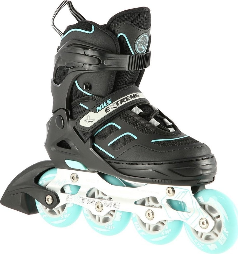 Patine in linie Nils Extreme NA14174 O DIMENSIUNE NEGRU-MENTA. S (31-34) ROLE EXTREME NILS