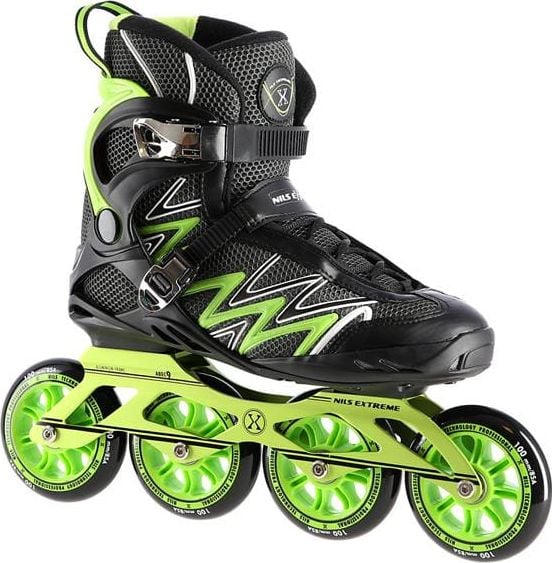 Patine in linie Nils Extreme NA8660 verde recreational marimea 44