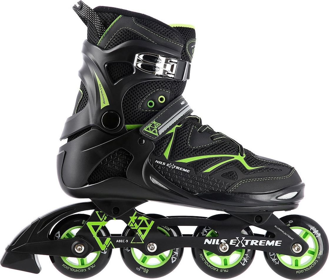 Patine in linie Nils Extreme NA9022 recreational negru marimea 41