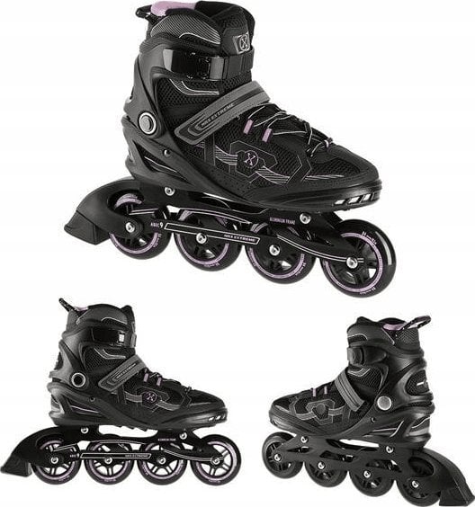 Patine in linie Nils Extreme NA9157 NEGRU-VIOLET DIMENSIUNE 44 ROLE NILS EXTREME