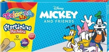 Patio Plasticine 12 culori Colorino Kids Mickey