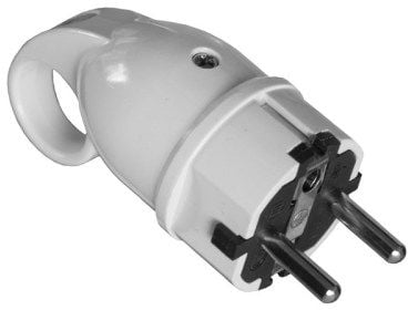 Conector drept cu / 16A la 250V UNISCHUKO WT-16 W (D.3101N)