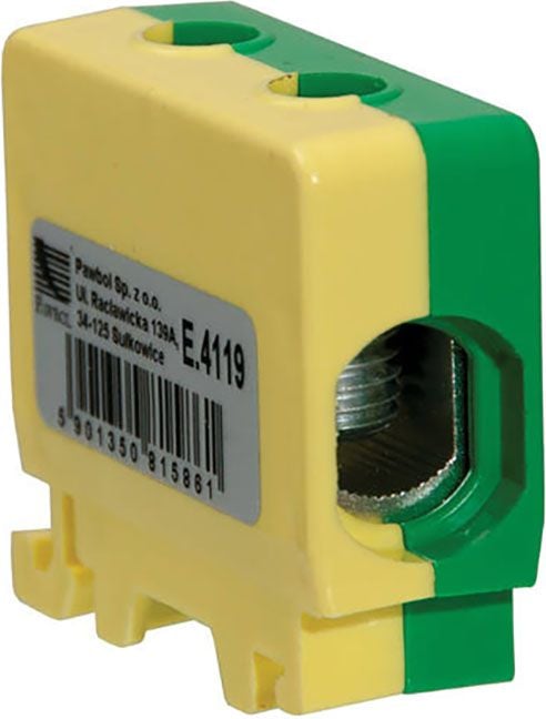 Șina conector de protecție 1x50mm2 galben-verde (E.4119)