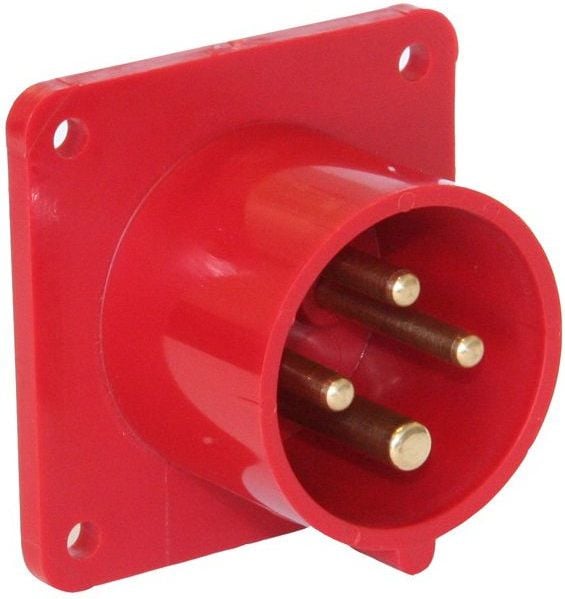 Panoul Plug 32A 4P 400V IP44 roșu (624-6)