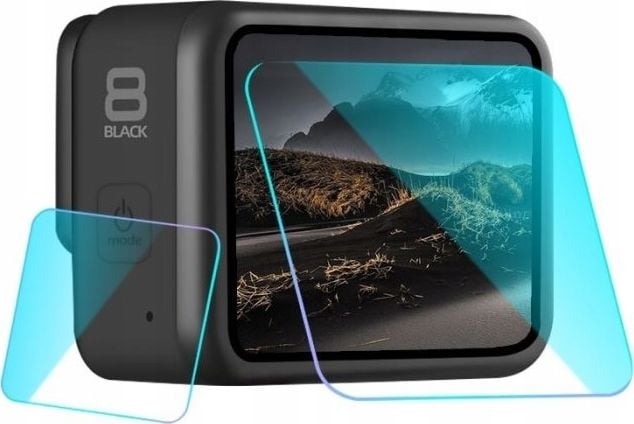 Pe Kit Cover 2in1 ecran LCD și 8 Pentru GoPro Hero negru