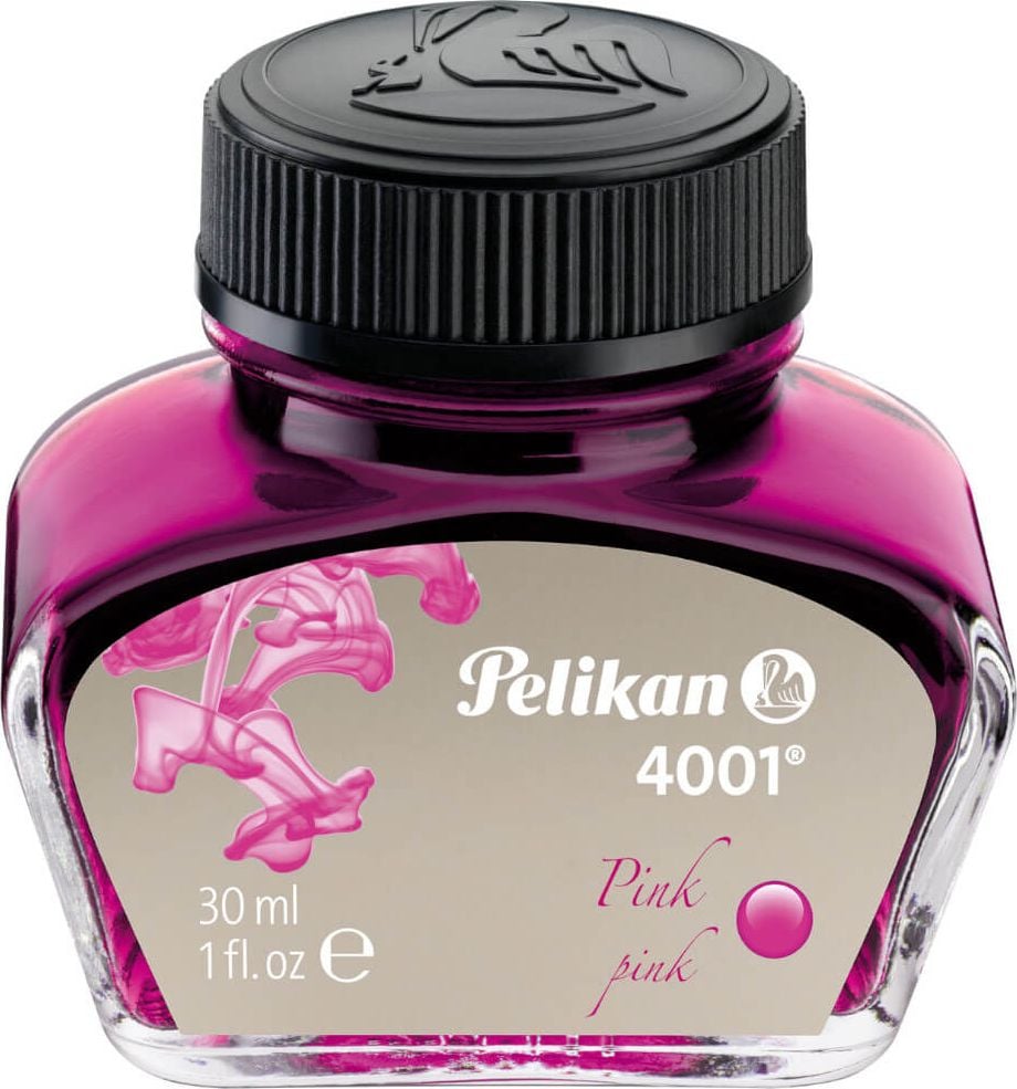 Mine, rezerve si cerneala - Pelikan Ink 4001 pentru stilou 30 ml roz