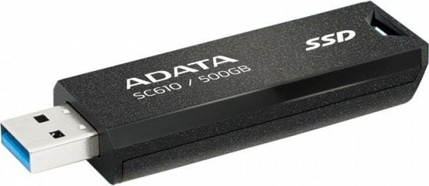 Pendrive ADATA Dysk SSD zewnętrzny SC610 500G USB3.2A Gen2 czarny