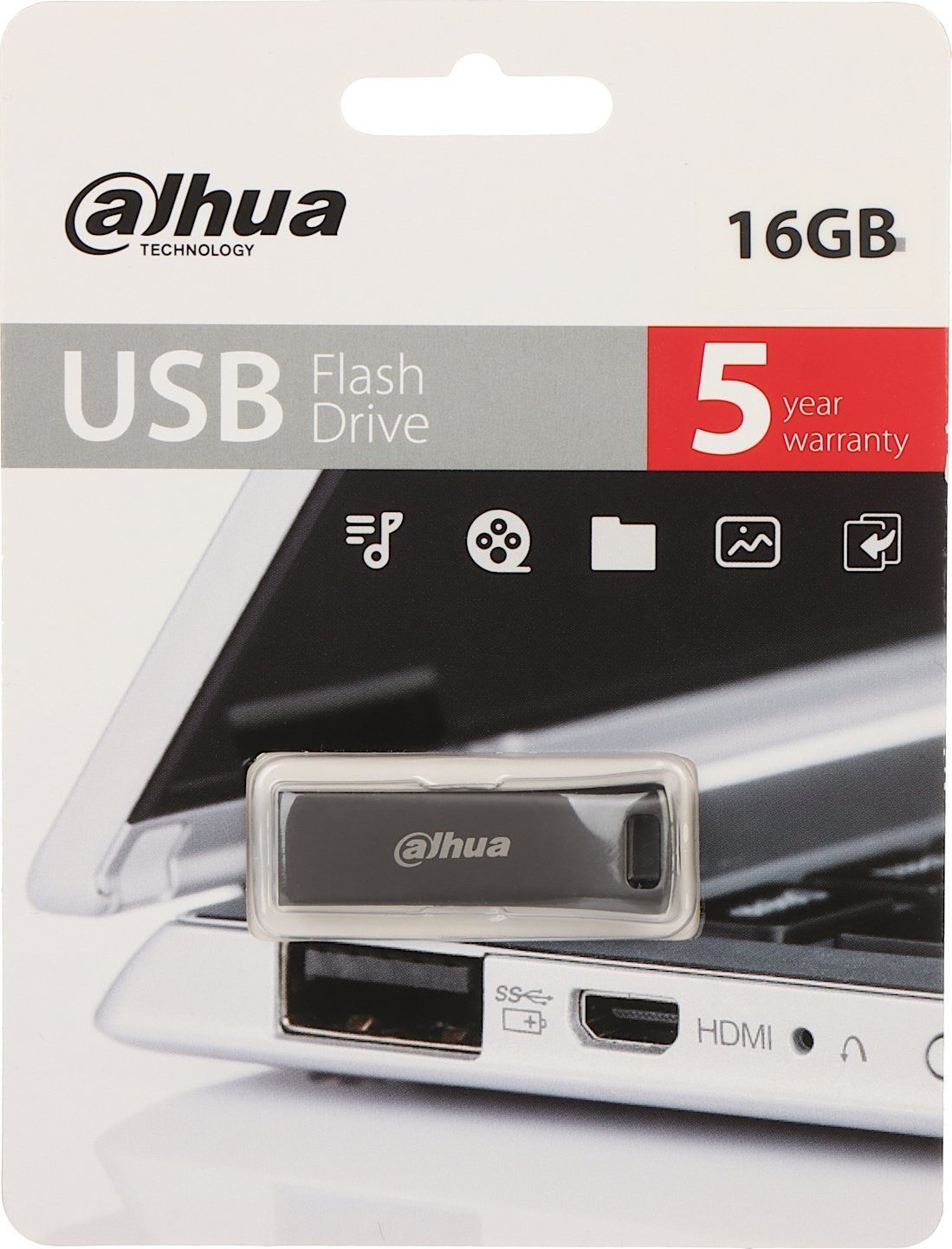 Pendrive Dahua Technology Pendrive 16GB DAHUA USB-U156-20-16GB