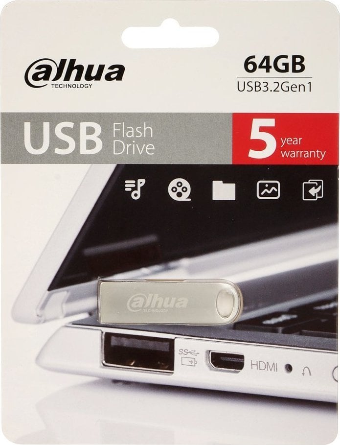 Pendrive Dahua Technology Pendrive 64GB DAHUA USB-U106-30-64GB