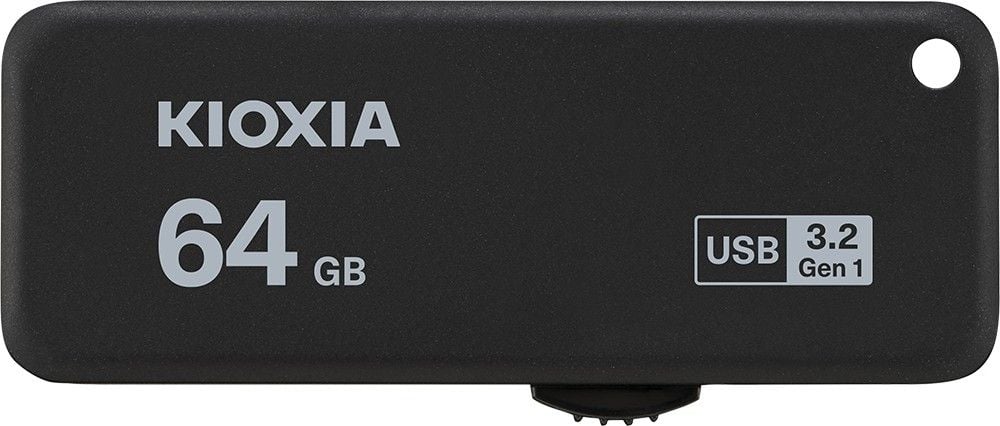 Memorie USB Kioxia Yamabiko U365, 64GB, USB 3.2, LU365K064GG4, negru