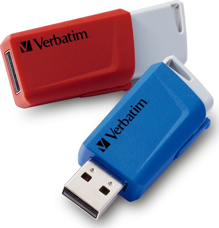 Verbatim Store &apos;n&apos; Click Flash Drive Pachet de 2, 32 GB (49308)