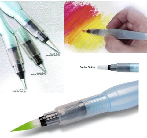 Pentel Aquash Brush cu vârf fin