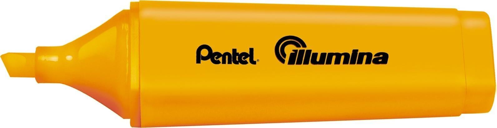 Evidențiator Pentel Flat cu vârf teșit portocaliu SL60-F PENTEL