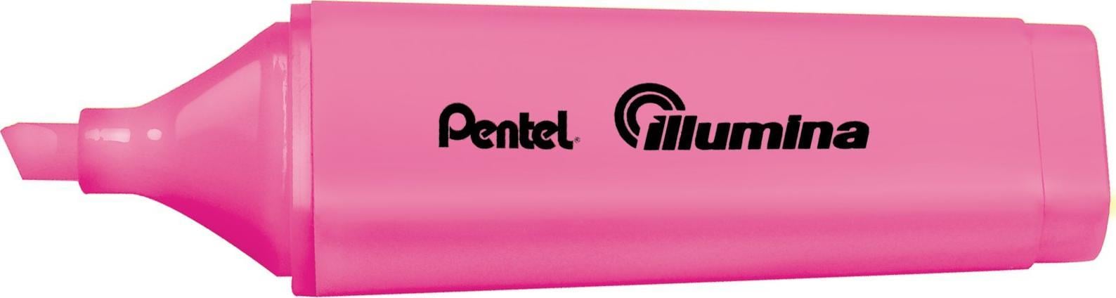 Pentel Evidențiator plat cu vârf teșit roz SL60-P PENTEL