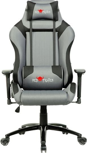 Scaune gaming - Pentru luptator scaun C3 Red, tetiera gri, detașabil un jucător