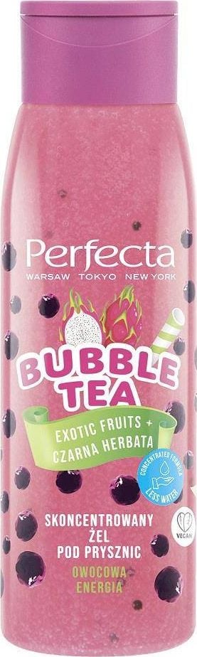 Perfecta Bubble Tea Skoncentrowany Å»el pod prysznic Exotic Fruits + Czarna Herbata 400ml