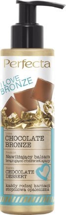 Perfecta Perfecta I Love Bronze Balsam hidratant, strălucitor și bronzant Desert de ciocolată 195 ml